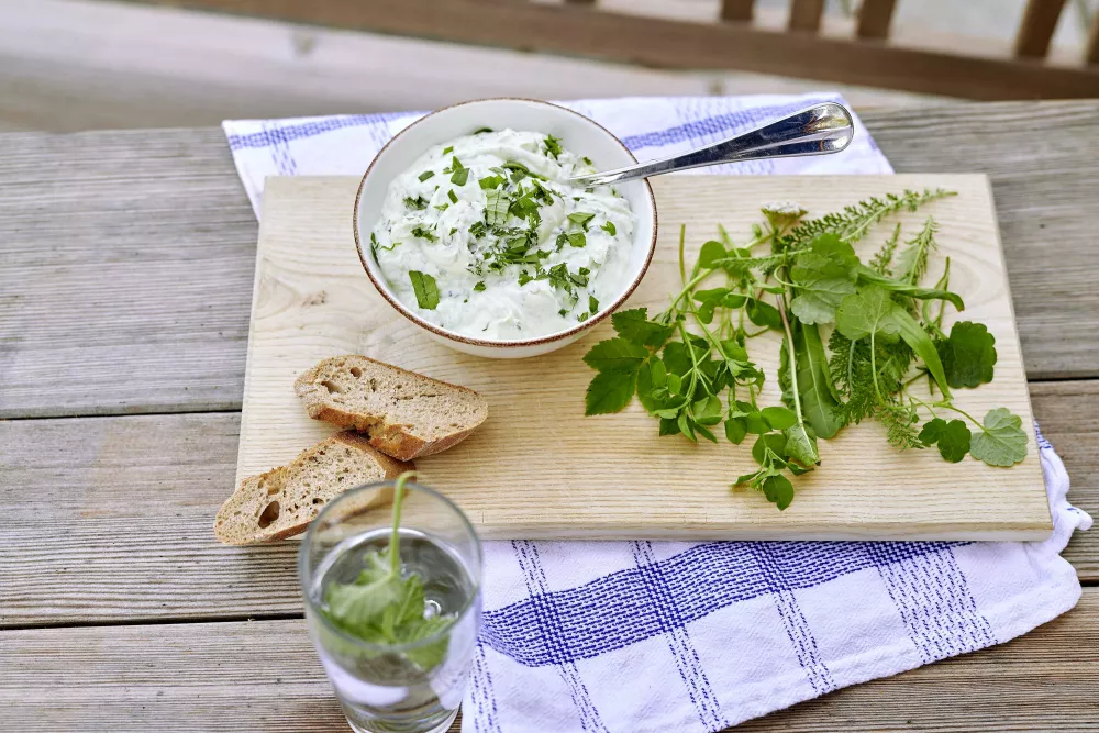 Frischer Genuss aus dem Kräutergarten
