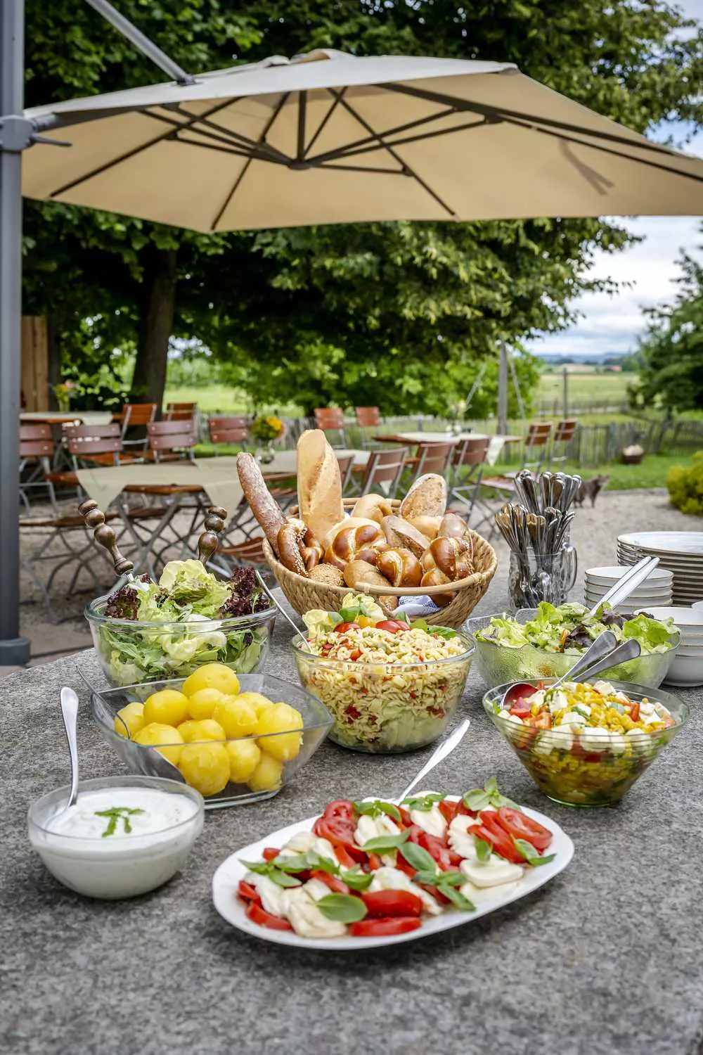 Frühstücksraum Thomahof Bauernhofurlaub mit Frühstücksbuffet