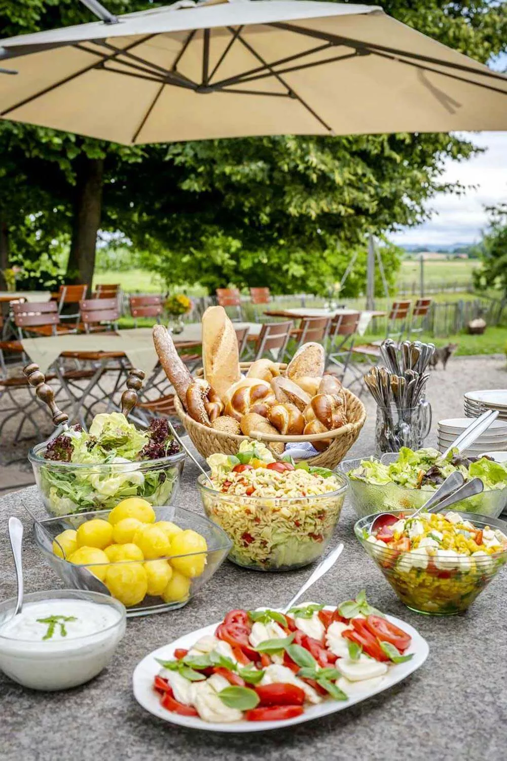 Frühstücksraum Thomahof Bauernhofurlaub mit Frühstücksbuffet