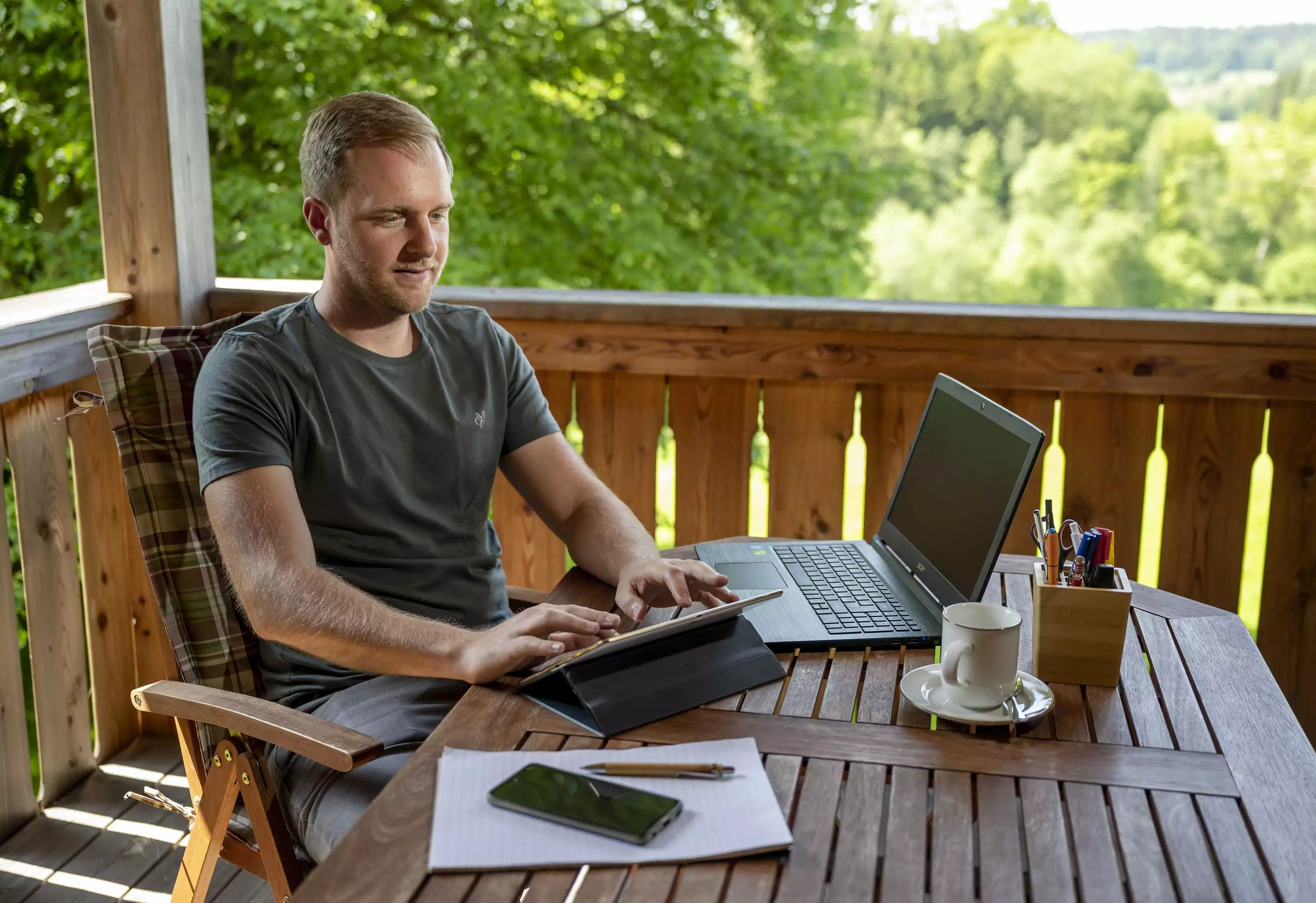 Internetanbindung über Glasfaser und W-LAN