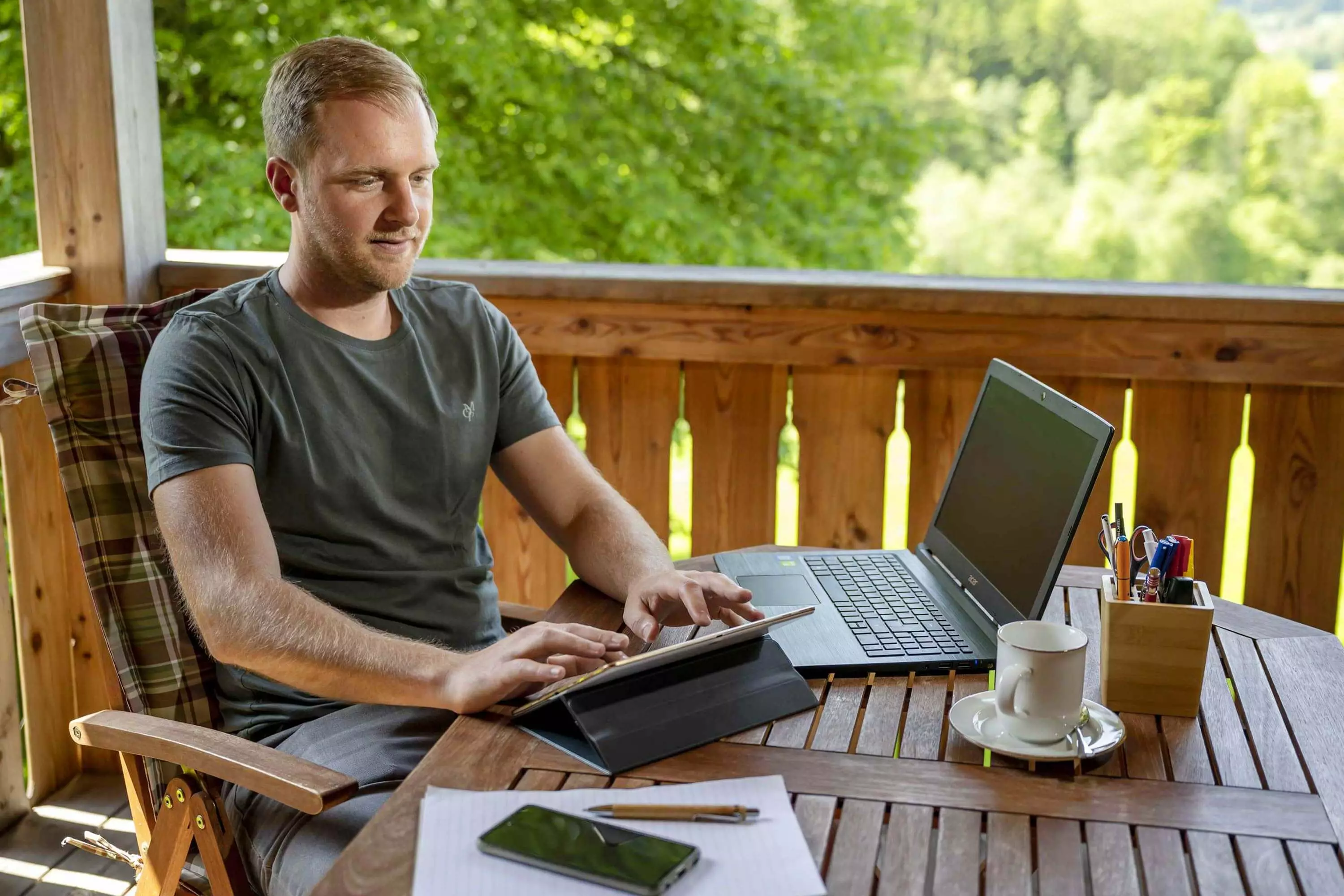 Internetanbindung über Glasfaser und W-LAN