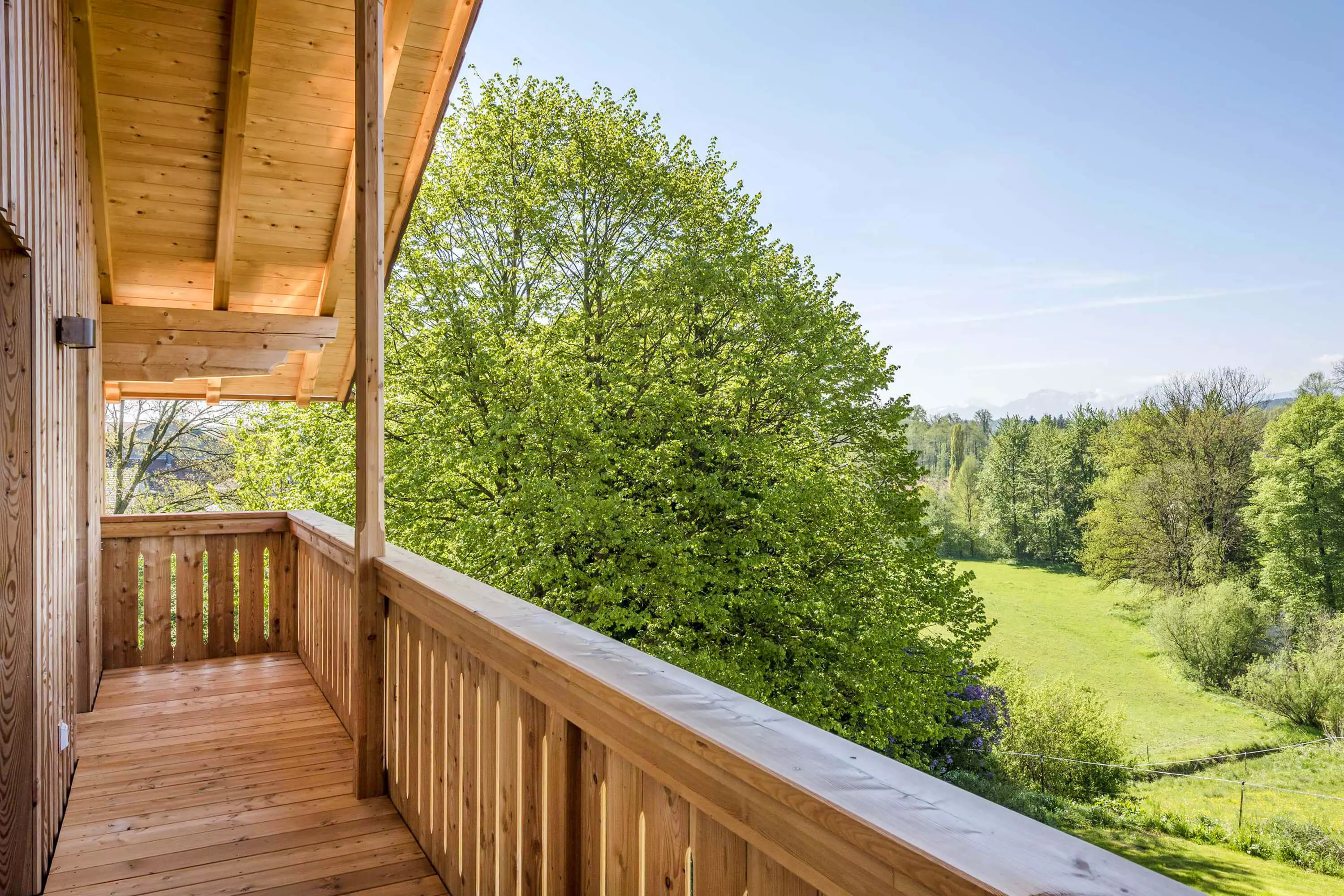 Bergpanorama, Wälder und Wiesen rund um den Thomahof