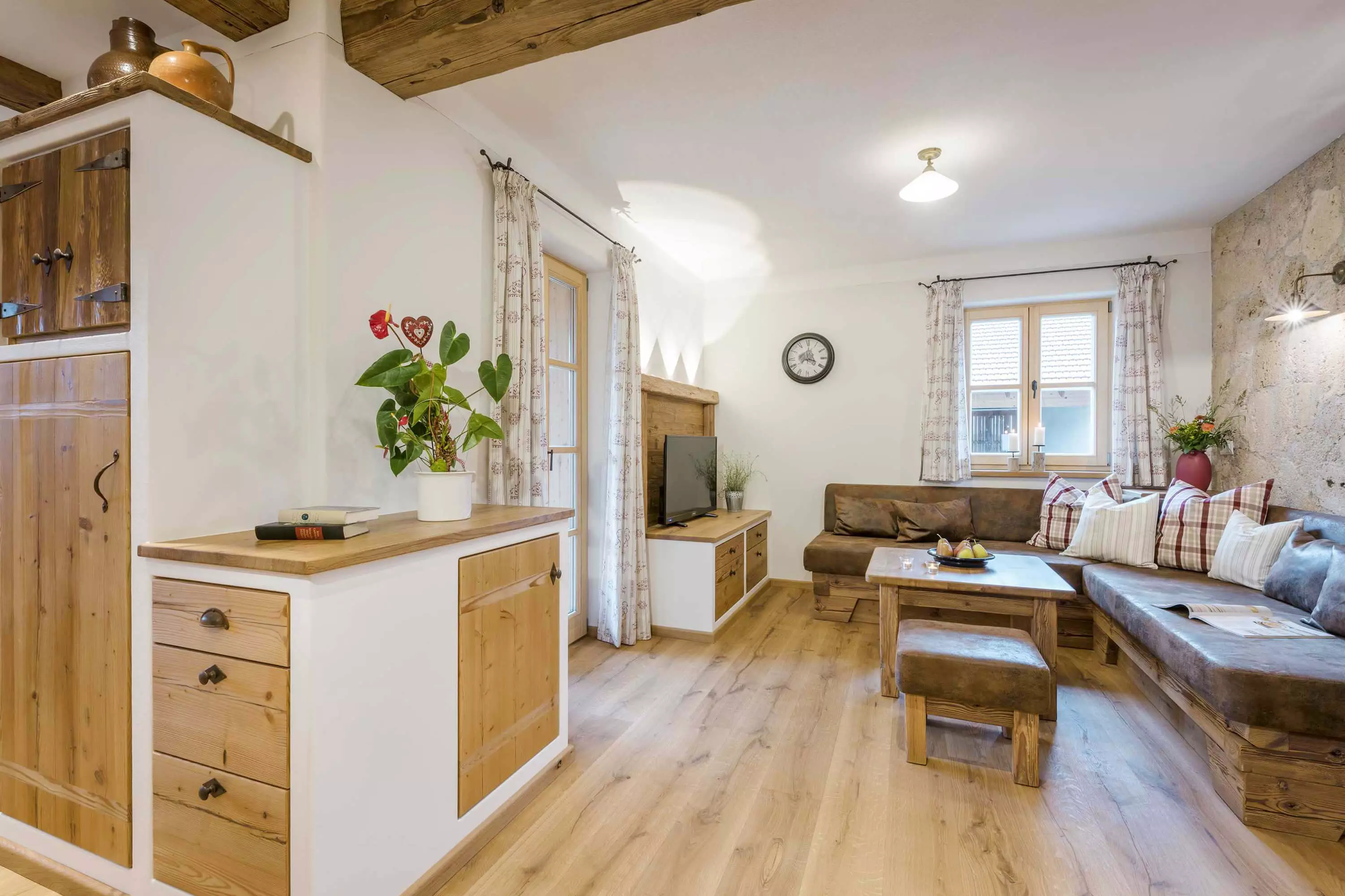 Moderner Komfort und traditionelle Materialien