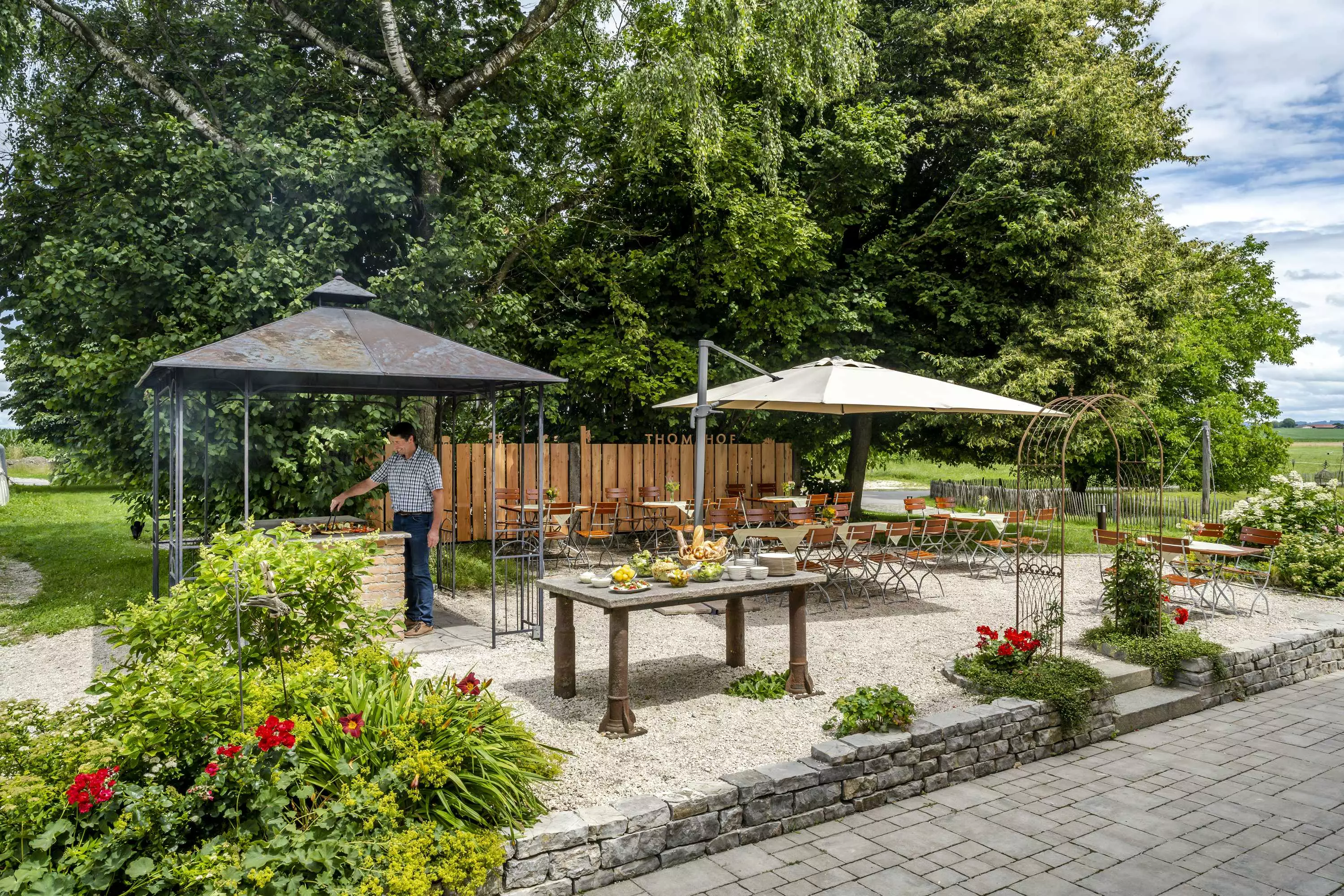 Grillabende im Bauernhofurlaub am Thomahof