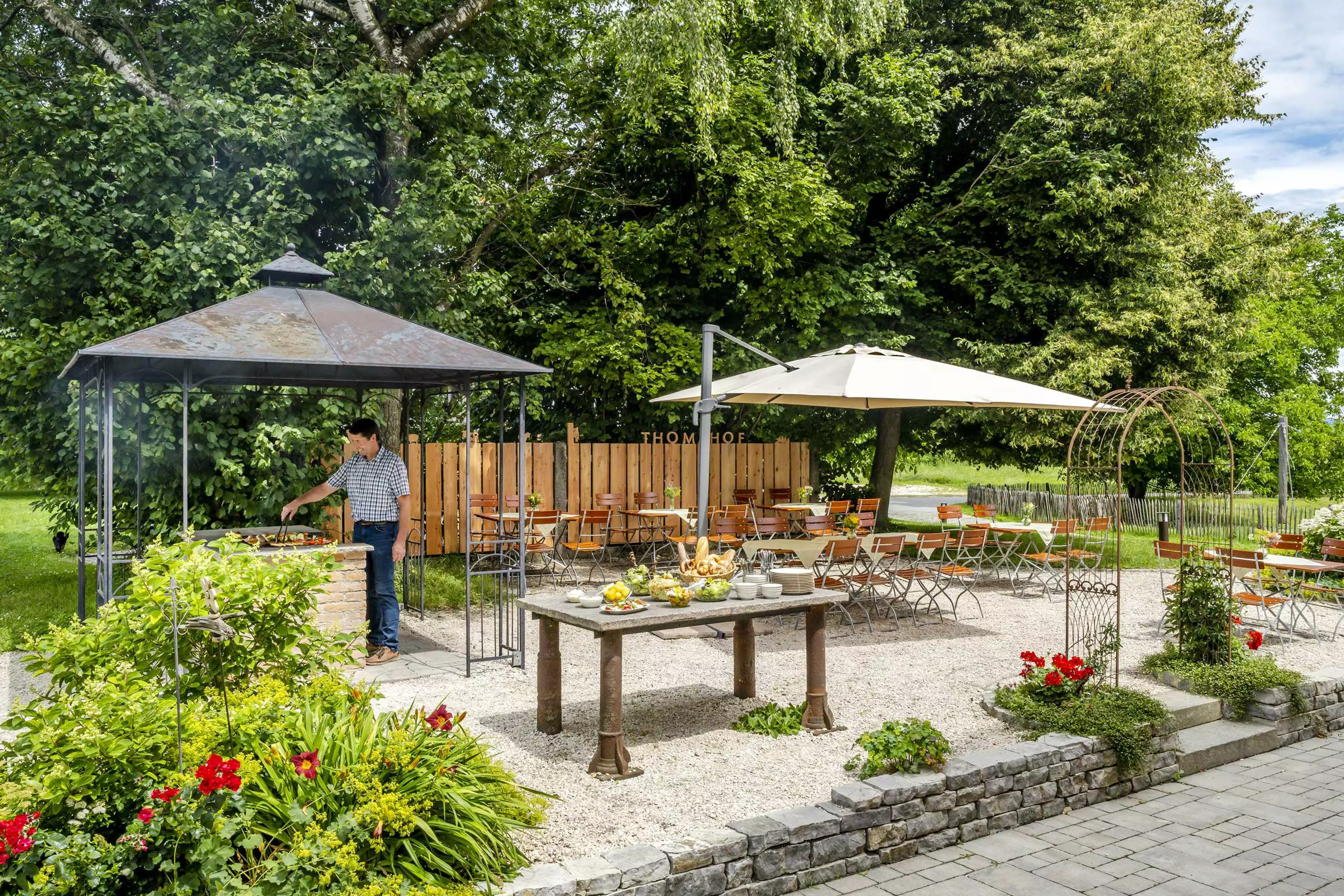 Grillabende im Bauernhofurlaub am Thomahof