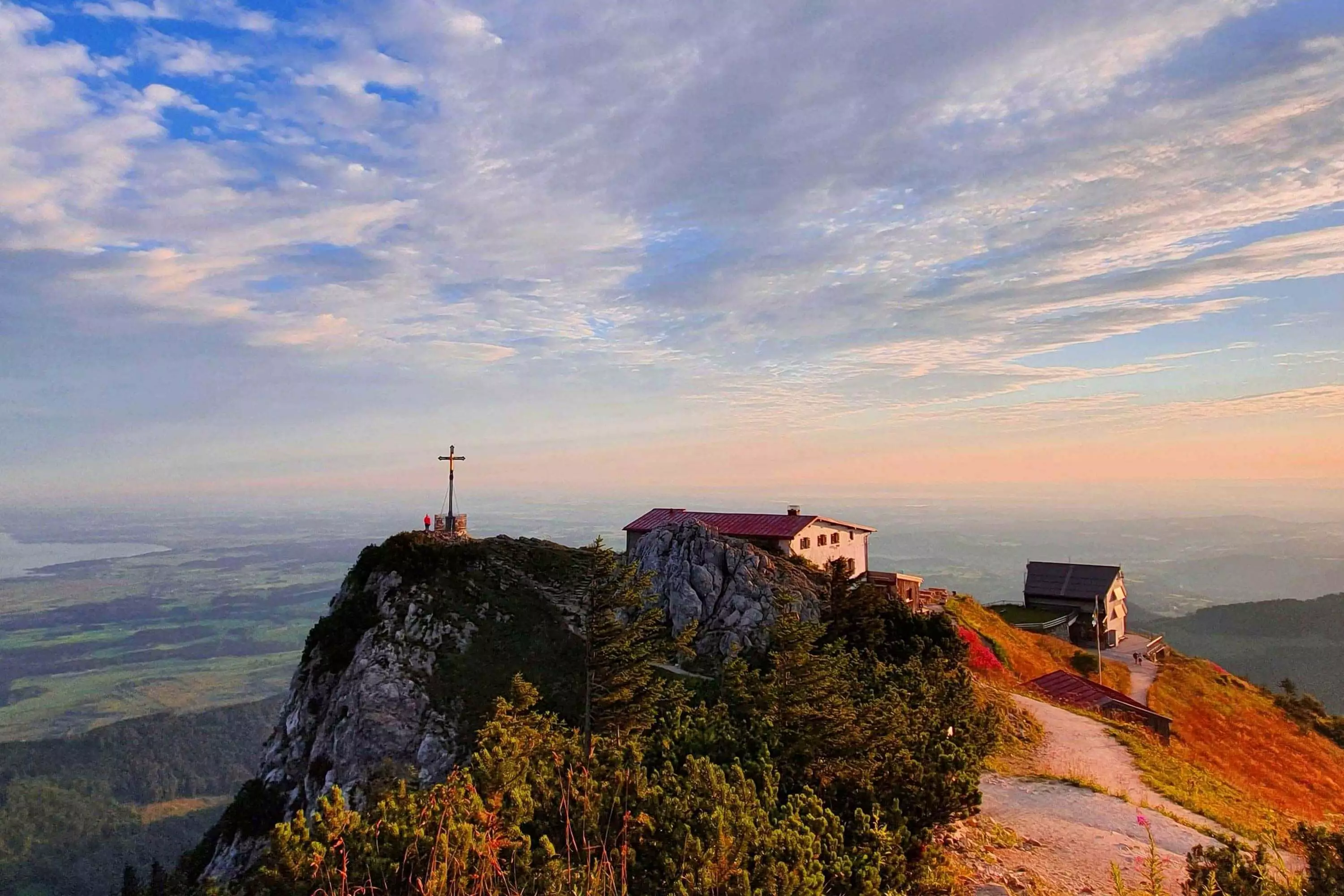 Panoramablicke über den Chiemgau