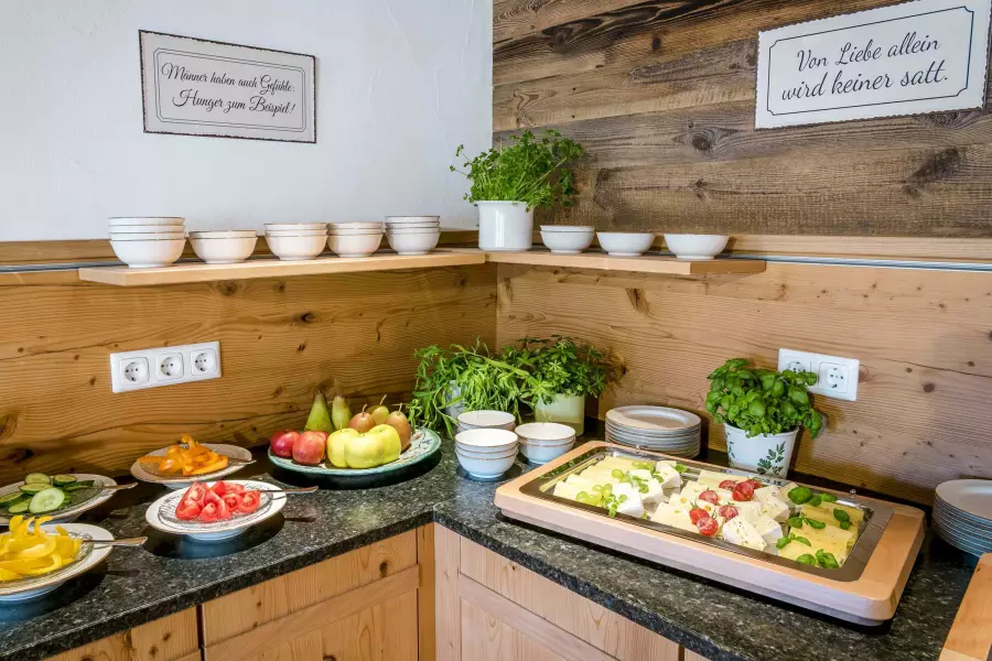 Produkte aus der Region und vom eigenen Hof