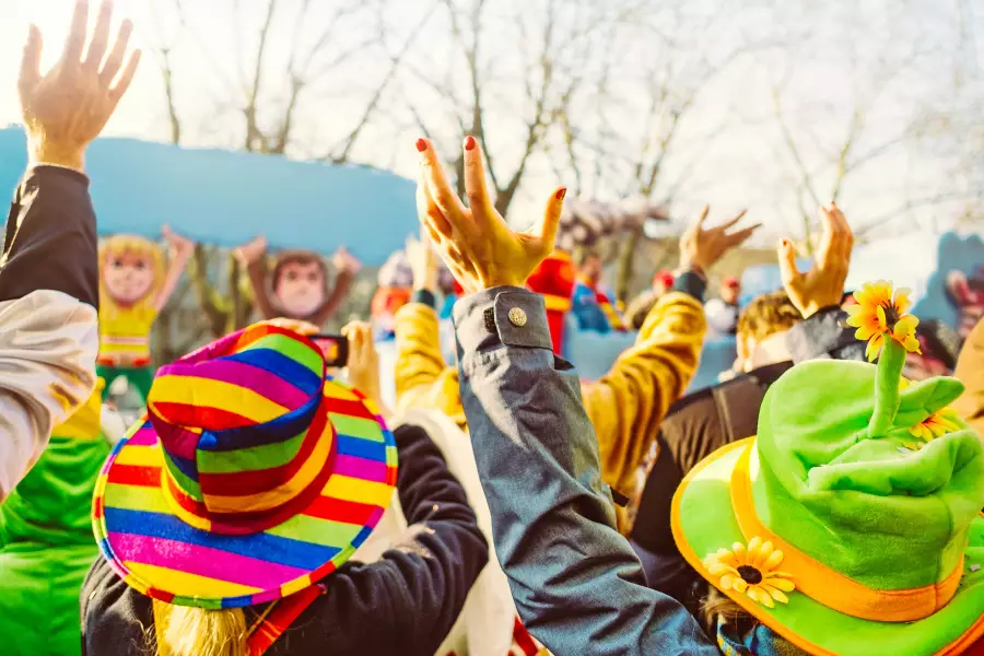 Lustiges Faschingstreiben Faschingszug Waging Traunreut Rupertiwinkel