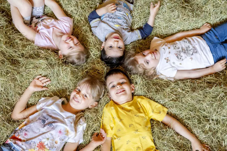 Treffpunkt für die Kinder am Hof
