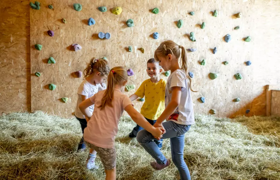 Viel Bewegung in der Spielscheune